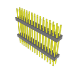 Conn Board Stacker HDR 30 POS 2.54mm Solder ST Top Entry Thru-Hole Bulk