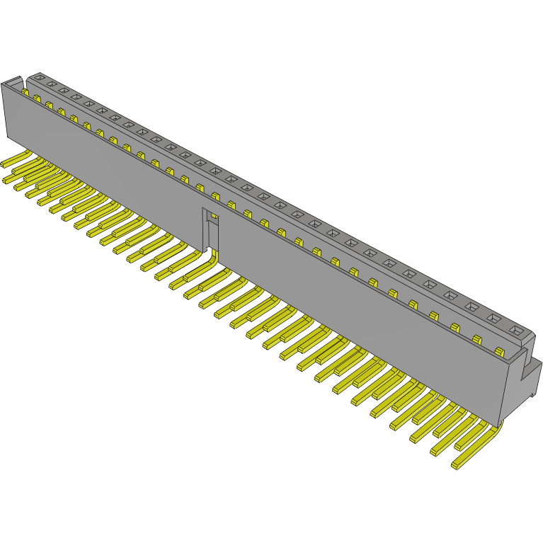 Samtec-LS2-130-01-S-D-RA1 Connector Headers and PCB Receptacles Conn Socket and Terminal Strip SKT/HDR 60 POS 2mm Solder RA Thru-Hole Tube
