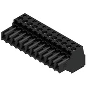 Weidmuller-1615730000 Steckverbinder, Klemmenblöcke Conn Plug-in Terminal Block SKT 12 POS 3.5mm Screw RA Cable Mount 10A Box