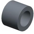 RAF Electronic Hardware-9000-50-NMODL=3" Entretoises et supports de cartes de circuits imprimés Spacer Round Nylon Plain