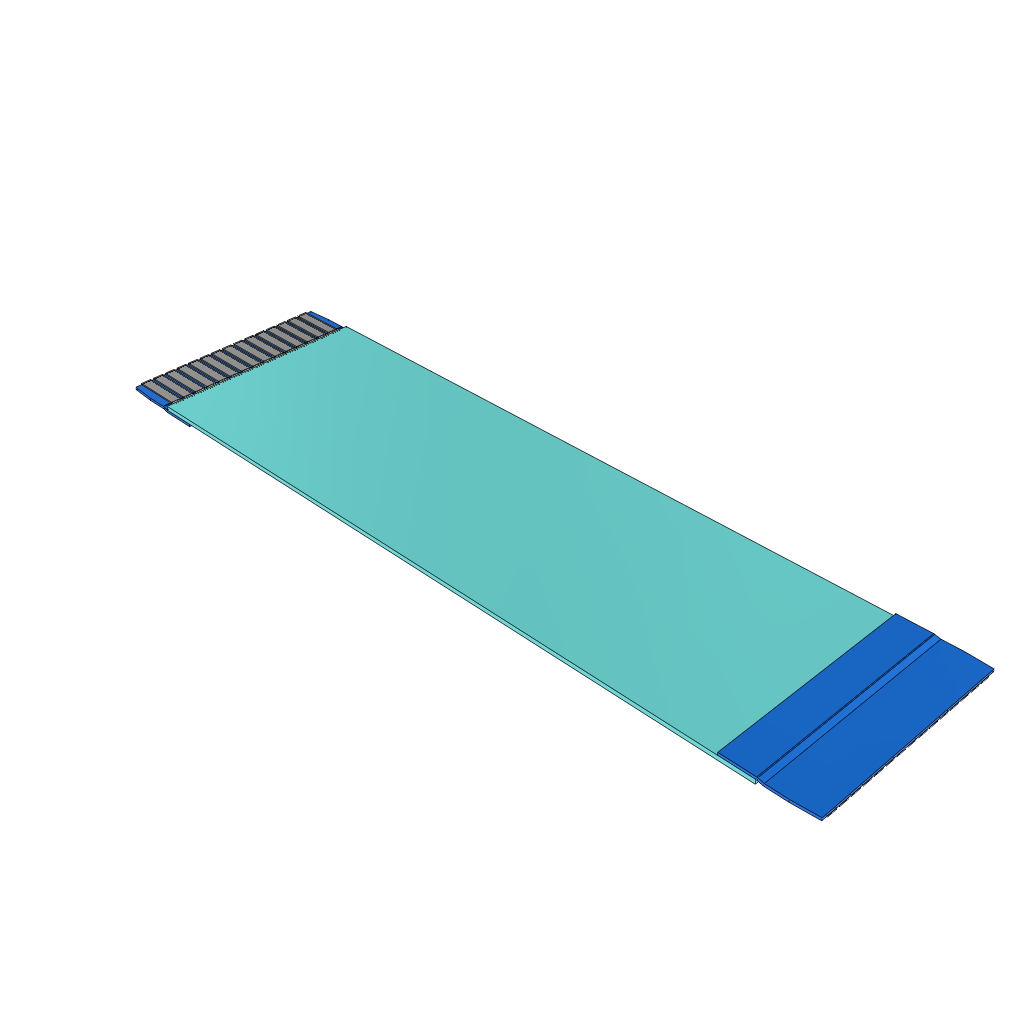 Samtec-FJ-15-R-120.00-4 Flachband Kabelbaugruppen Cable Assembly 3.04m 1mm 15 to 15POS FFC to FFC Bulk