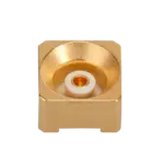 Conn MMBX 0Hz to 12.4GHz 50Ohm Solder ST SMD F Gold Over Nickel Phosphorus Single