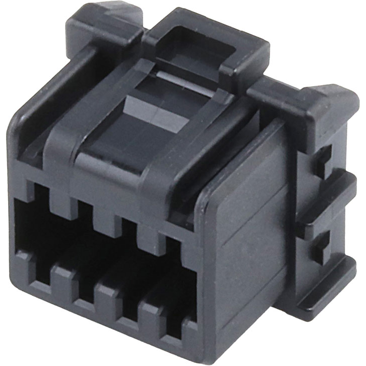 Molex-2202002101 Einzeladersteckverbinder, Gehäuse Conn Housing RCP 10 POS 2mm Crimp ST Cable Mount Black Micro-Lock Plus Bag