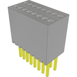 Conn Socket Strip SKT 16 POS 1.27mm Solder ST Thru-Hole Bulk