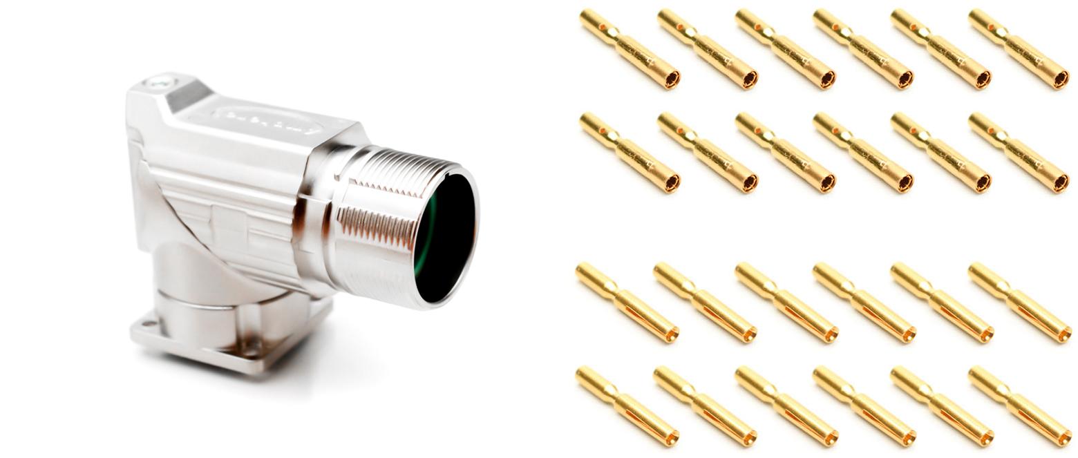 Amphenol-MA5RAP1201S-KIT Connector Circular Conn M23 Circular SKT 12 POS RA Panel Mount 12 Terminal 1 Port Box