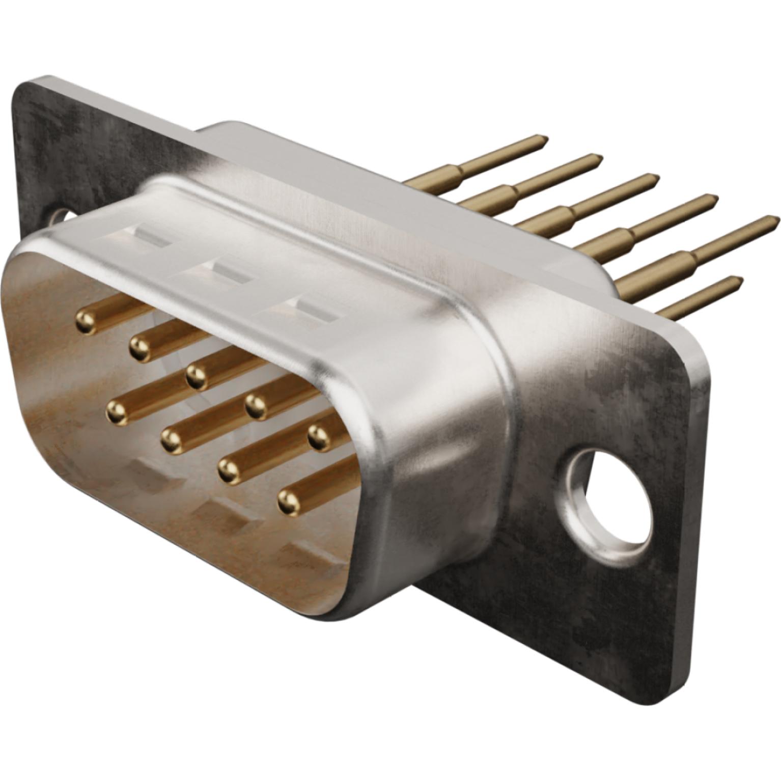 Molex-173109-0849 Steckverbinder, D-Sub Conn D-Sub M 9 POS 1.42mm Solder ST Thru-Hole 9 Terminal 1 Port Carton