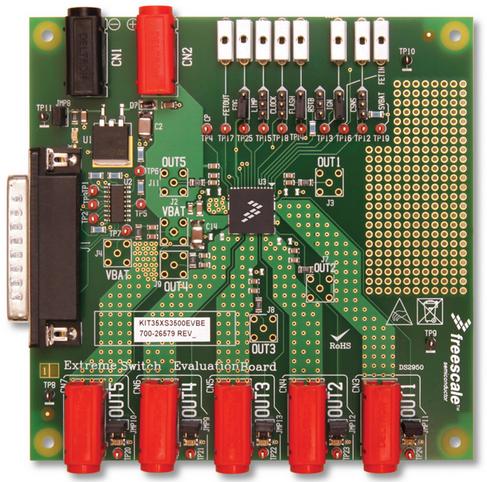 NXP Semiconductors-KIT35XS3500EVBE Energiemanagement, Entwicklungsplatinen und -kits MC12XS3 Power Switch Evaluation Kit Automotive AEC-Q100