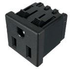 Qualtek Electronics-739W-X2/32-A Steckverbinder Conn NEMA 5-20R RCP 3 POS Solder ST Thru-Hole 3 Terminal 1 Port