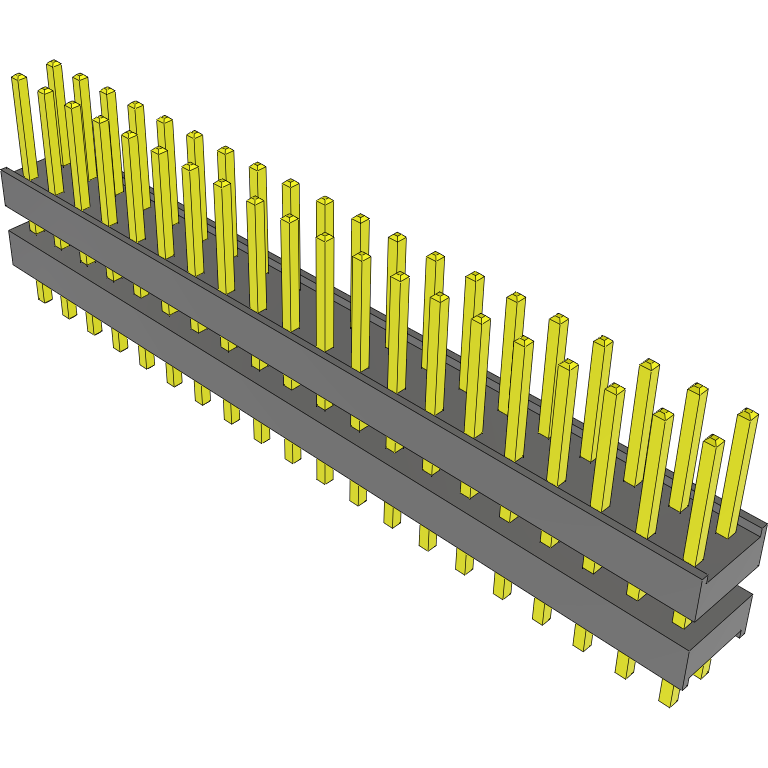 Samtec-DW-20-15-S-D-270 Steckverbinderleisten und Leiterplattenbuchsen Conn Board Stacker HDR 40 POS 2.54mm Solder ST Top Entry Thru-Hole Bulk