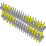 Conn Board Stacker HDR 40 POS 2mm Solder ST Top Entry Thru-Hole Bulk