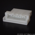 Conn Housing RCP 8 POS 2mm Crimp ST Cable Mount White Bag