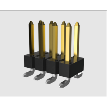 Amphenol Communications Solutions-95278-401A14LF Embases de raccordement et réceptacles PCB BergStik®, Board to Board connector, Unshrouded Header, SMT, Double Row, 14 Positions, 2.54 mm Pitch, Vertical, Tin plating, 5.84 mm (0.23 in.) Mating