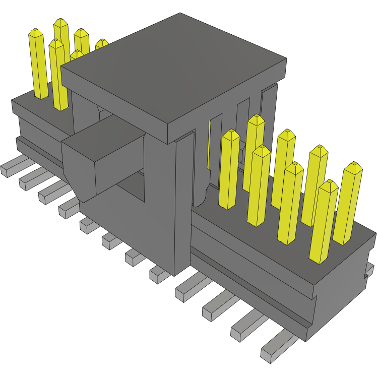 Samtec-FTSH-112-01-L-DV-K-P-TR Steckverbinderleisten und Leiterplattenbuchsen Conn Unshrouded Header HDR 24 POS 1.27mm Solder ST Top Entry SMD TIGER CLAW™ T/R