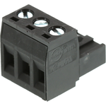 Conn Eurostyle Block F 3 POS 5mm Screw RA Cable Mount 18A/Contact Eurostyle™