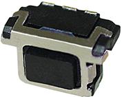 Panasonic-EVP-AEBB2A Commutateur tactile Switch Tactile N.O. SPST Rectangular Button J-Lead 0.02A 15VDC 1.6N SMD T/R