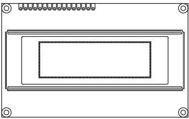 Vishay-OLED-100H032A-RPP5N00000 OLED-Module OLED Module 100x32Pixels Green/Red/Yellow OLED Display Graphic Display Parallel/ SPI(Option) Interface 5V 16-Pin