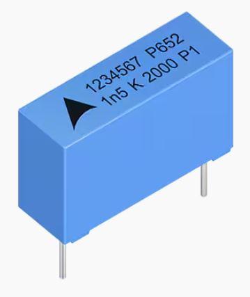 TDK-B32652A0473J189 Kondensator, Kunststofffilm Cap Film 0.047uF 1000V PP 5%( 18 X 7 X 12.5mm) Radial Wound 15mm 110°C Automotive T/R