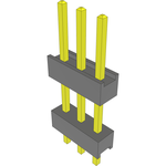 Conn Board Stacker HDR 3 POS 2.54mm Solder ST Top Entry Thru-Hole Bulk