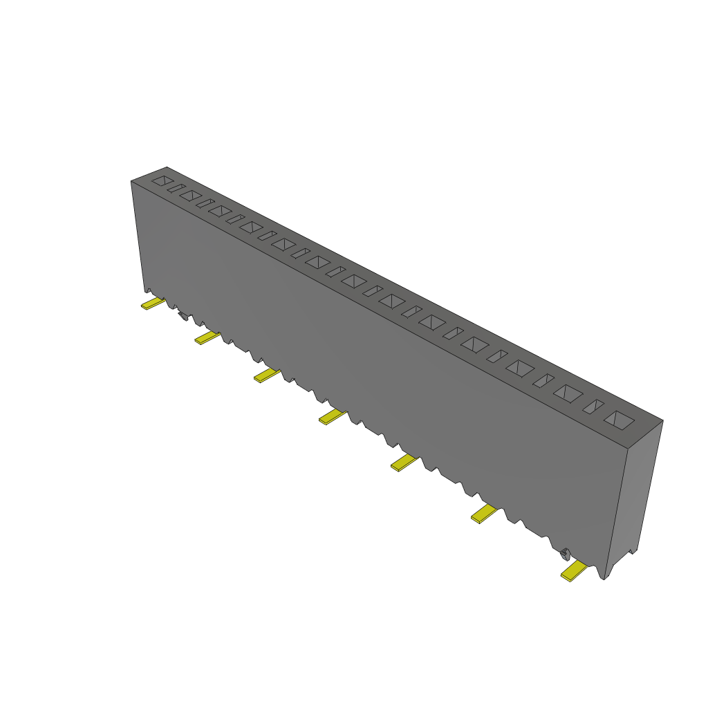 Samtec-SSM-113-S-DV-LC-TR Steckverbinderleisten und Leiterplattenbuchsen Conn Socket Strip SKT 26 POS 2.54mm Solder ST Top Entry SMD T/R