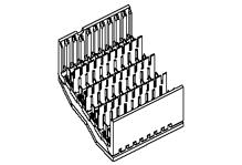 Molex-75235-0104 Steckverbinder, Mutterplatine Conn Backplane HDR 80 POS 1.85mm Press Fit ST Thru-Hole GbX® Tray