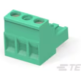 TE Connectivity-282808-2 Steckverbinder, Klemmenblöcke Conn Eurostyle Block PL 2 POS 10mm Screw RA Cable Mount 15A/Contact Box