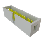 Conn Shrouded Header (4 Sides) HDR 50 POS 1.27mm Solder ST Thru-Hole Bulk