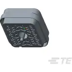 TE Connectivity-DRB16-48SAE-L018 Carcaza de cables discretos de conector Conn Housing PL 48 POS 3.81mm Crimp ST Cable Mount Black Box