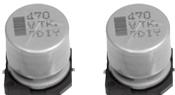 Panasonic-EEE-TK1E471AQ Kondensator, Aluminium Cap Aluminum Lytic 470uF 25V 20% (12.5 X 13.5mm) SMD 0.12 Ohm 0.8A 2000h 125°C Automotive T/R