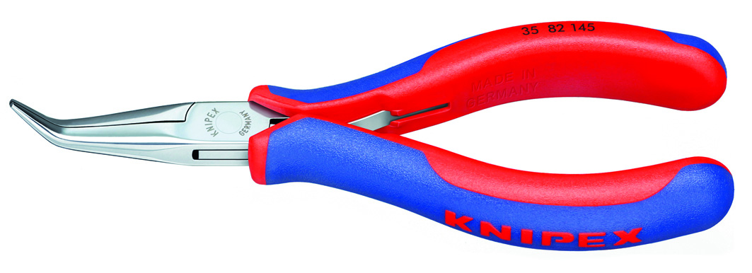 KNIPEX TOOLS LP-35 82 145 Pliers Application Tools, Electronics Plier with Multi-Component Grips
