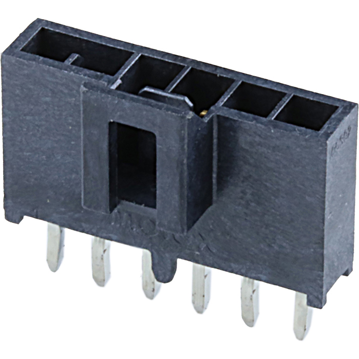 Molex-1053091206 Connector Headers and PCB Receptacles Conn Wire to Board HDR 6 POS 2.5mm Solder ST Top Entry Thru-Hole Tray