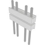 Conn Board Stacker HDR 5 POS 2.54mm Solder ST Top Entry Thru-Hole Bulk