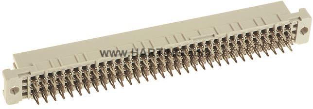 HARTING Technology Group-09032966850 Connector Backplane Conn DIN 41612 F 96 POS 2.54mm Press Fit ST Thru-Hole