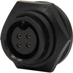 Conn Circular SKT 4 POS Solder ST Panel Mount 4 Terminal 1 Port Maxi-Con-X®