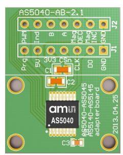 ams OSRAM-AS5045-SS_EK_AB Sensor Development Boards and Kits Magnetic Sensor Development Tool