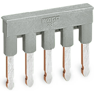 WAGO-280-485 Connector Jumpers and Shunts Conn Jumper Bar M 5 POS Solder ST Thru-Hole Box