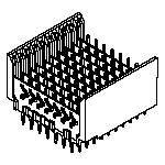 Conn VHDM HDR 80 POS 1mm Press Fit ST Thru-Hole VHDM® Tube