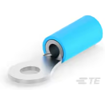 TE Connectivity-5-51864-1 Steckverbinderanschlüsse Ring Tongue Terminal 14-16AWG Copper Blue 21.44mm Tin Loose