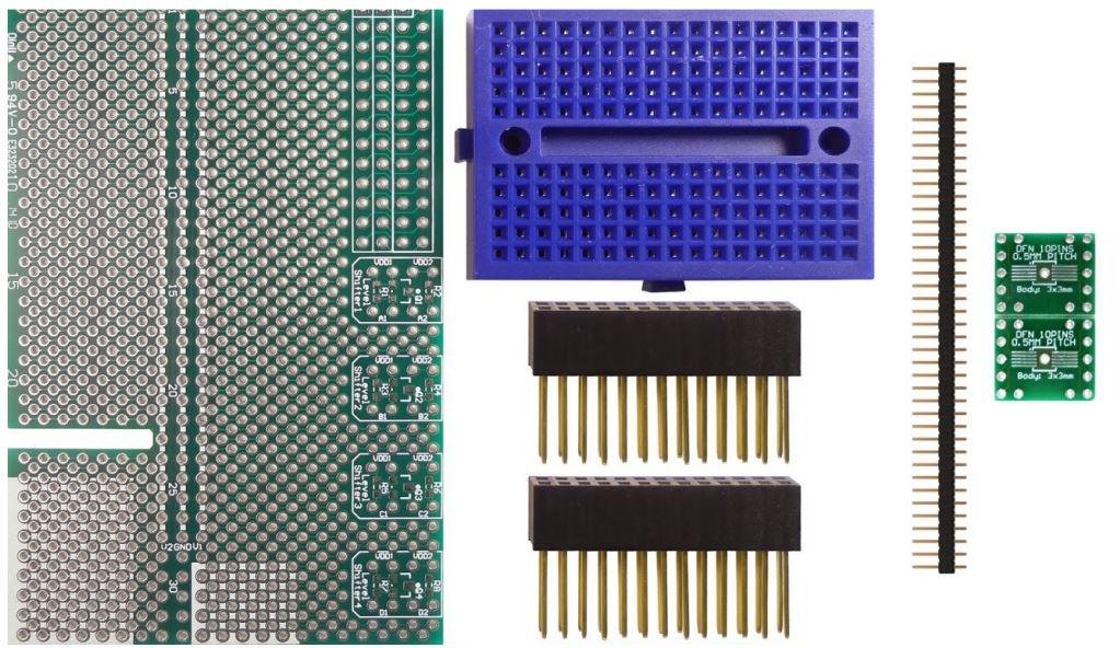 SchmartBoard-710-0010-13 Development Kits and Tools ez 0.635mm Pitch SOIC Raspberry Pi Add-on Board Kit