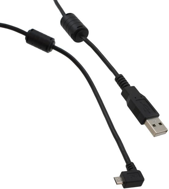 CnC Tech, LLC-102-1292-BL-00200 Cable Assembly USB Cable Assembly USB 2m USB Type A to Micro USB Type B 4 to 5 POS M-M 24AWG/28AWG