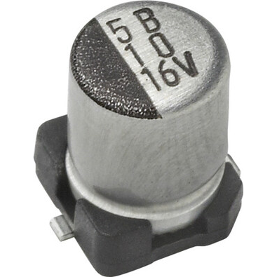 Vishay-MAL215376101E3 铝电容器 Cap Aluminum Lytic 100uF 25V 20% (8 X 10mm) SMD 0.5 Ohm 0.18A 3000h 105°C T/R