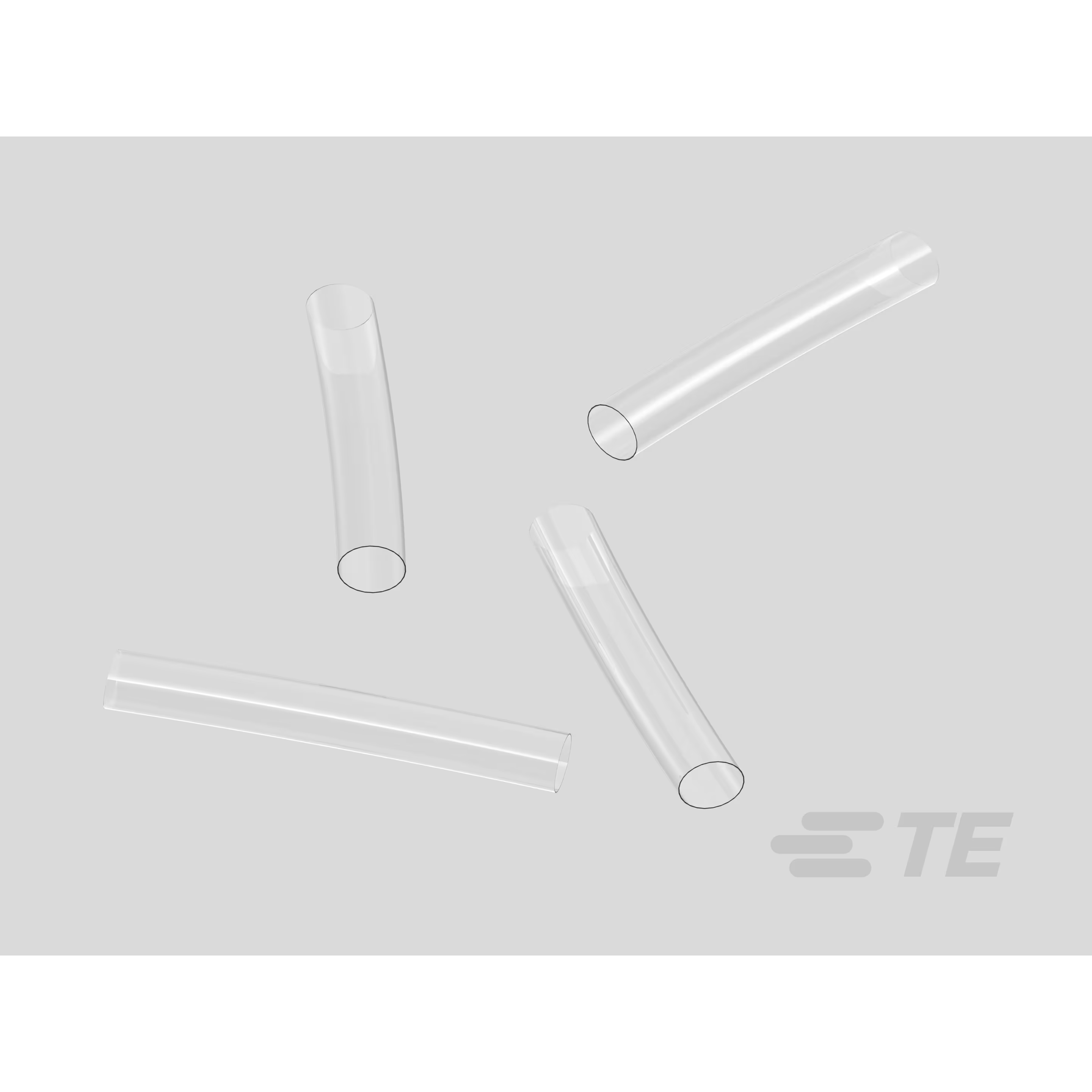 TE Connectivity-NB17554001 Wärmeschrumpfende Produkte Heat Shrink Tubing ST Cross-Linked Fluoropolymer Clear Thin Spool