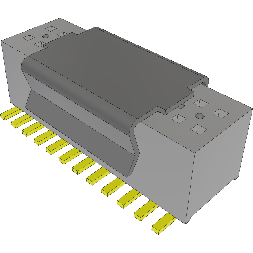 Samtec-CLE-112-01-G-DV-P Steckverbinderleisten und Leiterplattenbuchsen Conn Socket Strip SKT 24 POS 0.8mm Solder ST SMD Tube