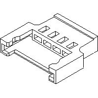 Molex-51006-0200 Connector Discrete Wire Housing Conn Housing M 2 POS 2mm Crimp ST Cable Mount Natural Bag