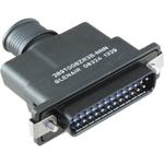 Backshell 180° 1 Shell Size Nickel-PTFE Aluminum