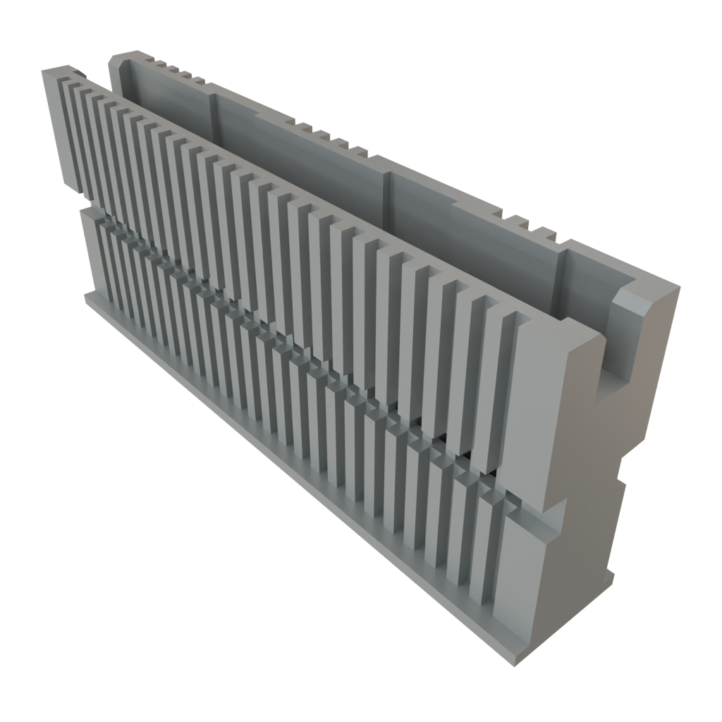 Samtec-TSDF-25-D-S-L Custodia filo connettore dedicato Conn Housing RCP 50 POS 1.27mm Crimp ST Cable Mount Black