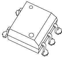 Toshiba-TLP3083(TP1,F Optoisolateur de sortie SCR et triac Optocoupler Triac AC-OUT 1-CH 800V 5-Pin PDIP SMD T/R