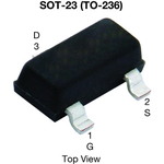 Trans MOSFET P-CH Si 20V 3.9A 3-Pin SOT-23 T/R Automotive AEC-Q101