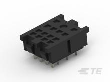 TE Connectivity-27E023 Relay Sockets Relay Accessories Nylon Relay Socket for Electromechanical Relay
