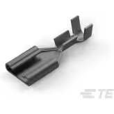 TE Connectivity-42743-2 Steckverbinderanschlüsse Quick Disconnect Terminal 18-22AWG Brass F 21.59mm Tin Reel/Strip
