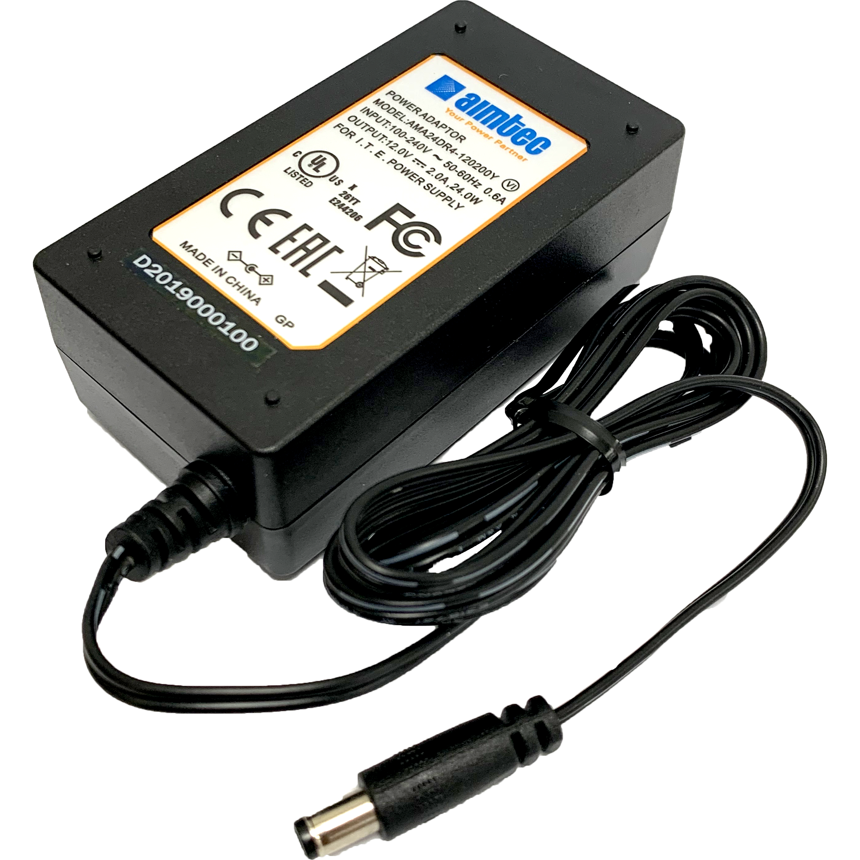 Aimtec-AMA24DR4L-150100Y Adattatore esterno plug-in Plug-In Adapter Single-OUT 15V 1A 15W Box